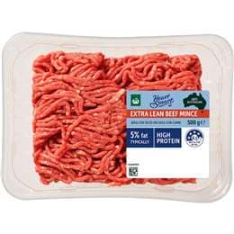 Woolworths Heart Smart Extra Lean Beef Mince