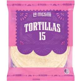La Mesita Burrito Tortillas
