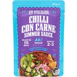 La Mesita Chilli Con Carne Simmer Sauce