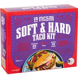 La Mesita Soft & Hard Taco Kit