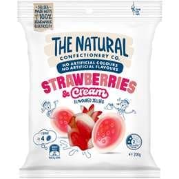 The Natural Confectionery Co. Strawberries & Cream Jellies