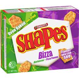 Arnott's Bizza Shapes Crackers