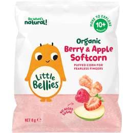 Little Bellies Organic Berry & Apple Softcorn