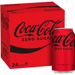 Coca-Cola Zero Sugar Soft Drink Cans
