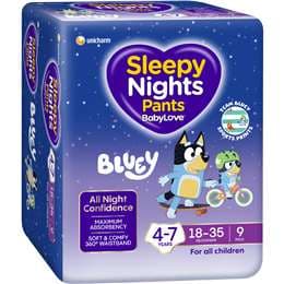 BabyLove SleepyNights Pants 4-7 Years (18-35kg)