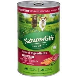 Nature's Gift Adult Wet Dog Food Casserole With Beef Vegetables & Barley