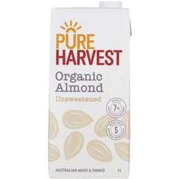 PureHarvest Organic Almond Unsweetened Long Life Milk UH