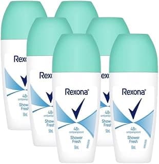 Rexona Women Antiperspirant Roll On Deodorant Shower Fresh, 6x 50ml