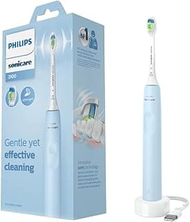 Philips Sonicare 2100 Rechargeable Electric Toothbrush with Smart Brush Timer 2 Intensity Settings, 14-day battery life,