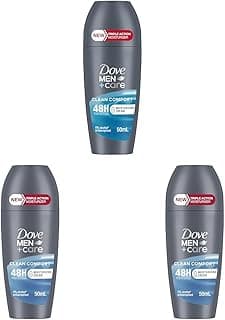 Dove MEN+CARE Dove Men+Care Antiperspirant Roll On roll-on for 48 hours of protection Clean Comfort With triple action m