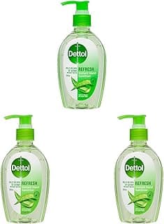 Dettol Healthy Touch Instant Liquid Hand Sanitiser Refresh, 200ml (Pack of 3)