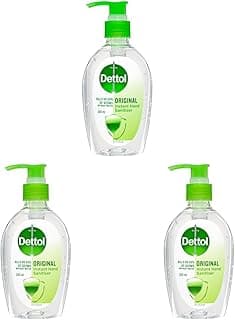 Dettol Healthy Touch Instant Liquid Hand Sanitizer Original, 200ml (Pack of 3)