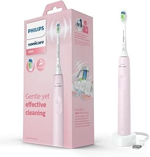 Philips Sonicare 2100 Rechargeable Electric Toothbrush with Smart Brush Timer 2 Intensity Settings, 14-day battery life,