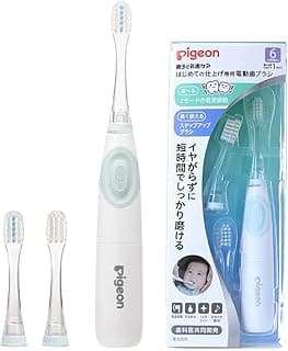 Pigeon Electric Toothbrush for First Time Finishing, Green, 1 Piece (x1)