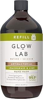 Glow Lab Lemongrass and Lime Anti-Bacterial Hand Wash Refill 900 ml