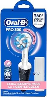 Oral-B Pro 300 Extra Sensitive Clean Electric Toothbrush, Black
