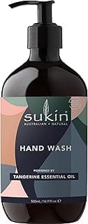 Sukin Art Series Anna Cole Hand Wash 500mL, Natural Soap-Free Formula with Yucca & Chamomile, Gentle Cleansing, Australi