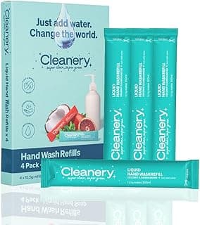 4 Refills Pack Moisturizing Liquid Hand Wash- Coconut & Sandalwood, makes 300ml each