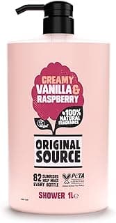 Original Source Vanilla and Raspberry Shower Gel Body Wash 1L