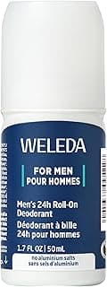 WELEDA Men's 24Hour Roll-On Deodorant 50ml | Woody Masculine Scent | No Aluminium Salts