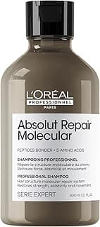 L'Oréal Professionnel Molecular Repair Shampoo | Salon Grade Peptides Bonder | For Extremely Dry Damaged Hair | Amino Ac