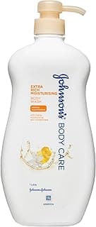Johnsons Adult Body Care Extra Rich Moisturising Cream Body Wash 1L | For dry to very dry skin| Intensely nourishes & ge