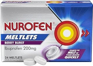 Nurofen Berry Burst Ibuprofen 200mg Meltlets (Pack of 24)