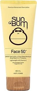 Sun Bum Original SPF 50 Sunscreen Face Lotion - Broad Spectrum Fragrance-Free Moisturizing UVA/UVB Protection with Vitam