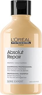 L'Oreal Professionnel Absolut Repair Shampoo | Salon Grade Protein Hair Treatment | Repairs Damage & Provides Shine | Wi