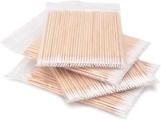 400Pcs 4 inch Pointed Tip Cotton Swabs, Precision Microblading Cotton Tipped, Precise Cotton Tips, Micro-swab Sticks for
