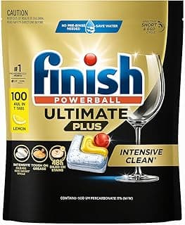 Finish Powerball Ultimate Plus Lemon 100 Count
