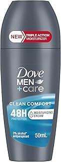 Dove MEN+CARE Dove Men+Care Antiperspirant Roll On roll-on for 48 hours of protection Clean Comfort With triple action m