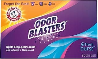 Arm & Hammer Dryer Sheet 80ct Odor Blaster Fresh Burst