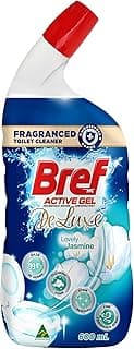 Bref Deluxe Active Gel Lovely Jasmine Toilet Cleaner 600mL