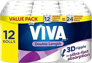 VIVA Paper Towel Double Length Paper Towels 12 Count