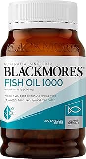 Blackmores Fish Oil 1000 | Maintains Heart, Skin, Eye & Brain Health | 200 Capsules