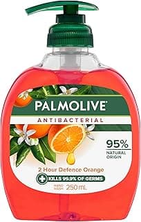 Palmolive Antibacterial Liquid Hand Wash, 2 Hour Defence Orange, 250mL Pump