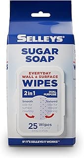 Selleys Sugar Soap Wall and Surface Cleaning Wipes 25 Pieces White