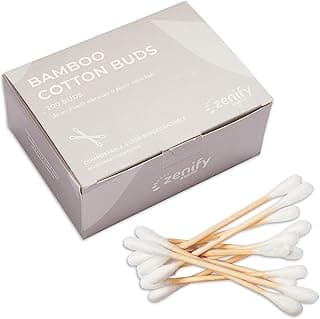 Bamboo Cotton Buds (200 Swabs) - Biodegradable Organic Compostable - Australian Owned…
