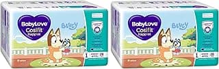 Babylove Cosifit Newborn Nappies, Size 1 (Up to 5kg) | Starter Pack (28 pieces) (Pack of 2)
