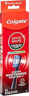 Colgate Optic White Powered Toothbrush Soft Refill 2 Pack