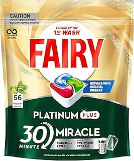 Fairy Platinum Plus 30 Minute Miracle Fresh Scent 56 Pack