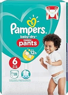Pampers Baby-Dry 19 Pants Size 6 (15kg)