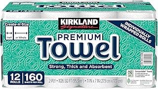 Worldwide Nutrition Bundle, Compatible with Kirkland Signature Paper Towels 12 Rolls and Multi-Purpose Key Chain