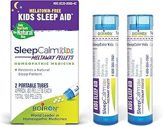 Boiron SleepCalm Kids Sleep Aid for Deep, Relaxing, Restful Nighttime Sleep - Melatonin-Free and Non Habit-Forming - 2 C