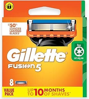 Gillette Fusion Manual Razor Blades, 8 Count